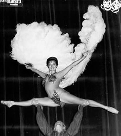 Chiquita & Johnson on Stage Teatro Blanquita, Mexico City, 1961